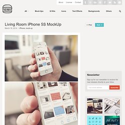 Living Room iPhone 5S MockUp