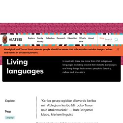 Living languages