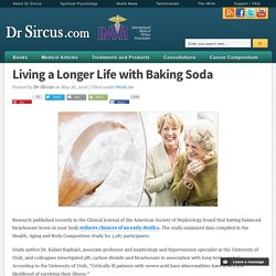 Living a Longer Life with Baking Soda