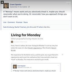 Living for Monday — Better Humans