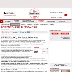 LIVRE BLANC / Les formulaires web