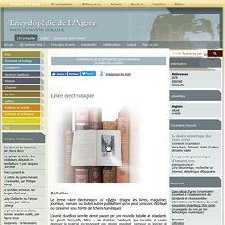 Livrel (Livre électronique) Encyclopédie Agora 2012
