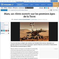 Mars, un «livre ouvert» sur les premiers âges de la Terre
