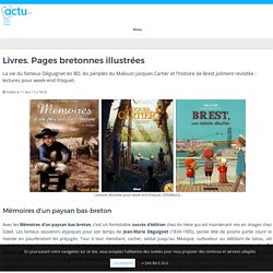 Livres. Pages bretonnes illustrées