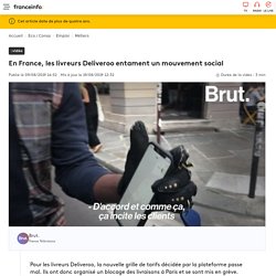 VIDEO. En France, les livreurs Deliveroo entament un mouvement social