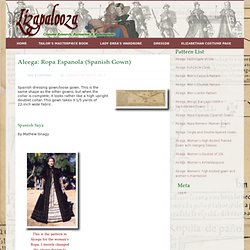 Lizapalooza: Historic Costume Research, Recreation and Ruminations