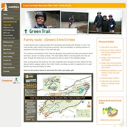 Coed Llandegla Mountain Bike Trail - Family Route, North Wales