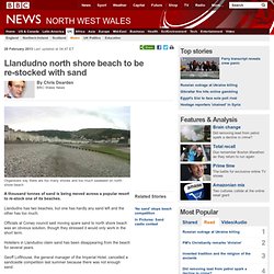 Llandudno north shore beach to be re-stocked with sand - FrontMotion Firefox