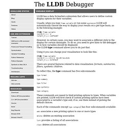 LLDB Data Formatters