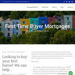 First Time Buyer Mortgages in Bristol