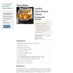 Loaded Twice-Baked Potato Casserole Recipe