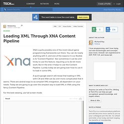 Loading XML Through XNA Content Pipeline