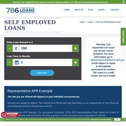 Same day Self employed Loans UK