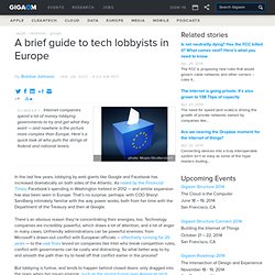 A brief guide to tech lobbyists in Europe