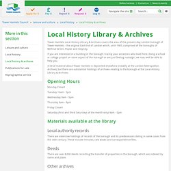 Local history & archives