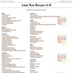 Local Kine Recipes v2.0