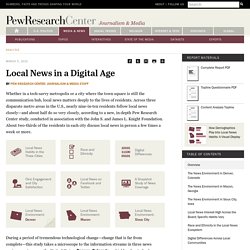 Local News in a Digital Age