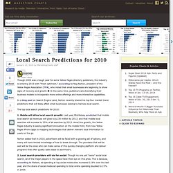 Local Search Predictions for 2010