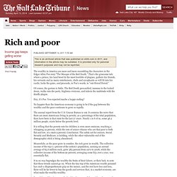 Rich and poor