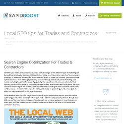 Local SEO Tips for Trades and Contractors in Edmonton