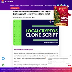 LocalCryptos Clone Software