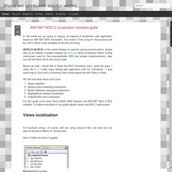 ASP.NET MVC 2 Localization complete guide