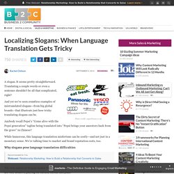 Localizing Slogans: When Language Translation Gets Tricky