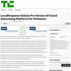 LocalResponse Debuts Pro Version Of Social Advertising Platform For Marketers