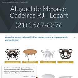 Locart Aluguel de Mesas e Cadeiras RJ