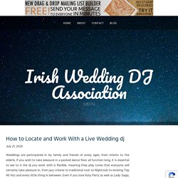 Best Wedding DJ - Irish Wedding DJ Association