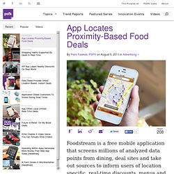 App Locates Proximity-Based Food Deals