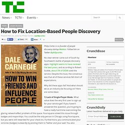 How to Fix Location-Based People Discovery