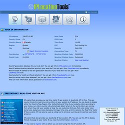 IP address geolocation SQL database