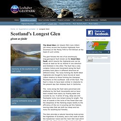The Great Glen, Scotland's Longest Glen