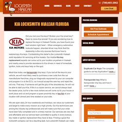 Kia key Replacement FL