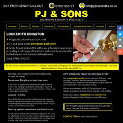 Locksmith Kingston - Locksmith Kingston upon Thames