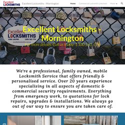 Excellent Locksmiths - Mornington