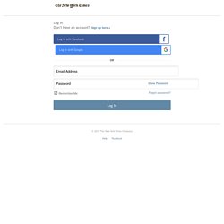Log In - New York Times
