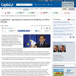 Logement : pourquoi la mesure de Sarkozy va faire Pschitt