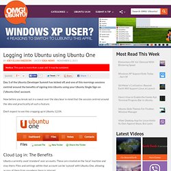 Logging into Ubuntu using Ubuntu One