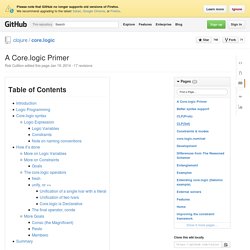 A Core.logic Primer · clojure/core.logic Wiki · GitHub