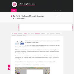 TV Paint - Un logiciel français de dessin et d'animation