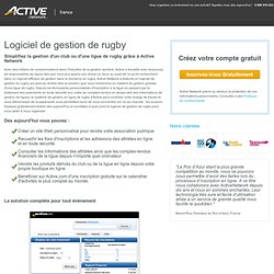 Logiciel de gestion de rugby