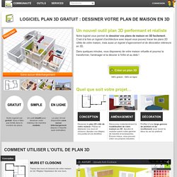 Plan Maison 3D - Logiciel gratuit pour dessiner ses plans 3D