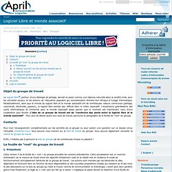 Groupe Logiciel Libre et monde associatif APRIL