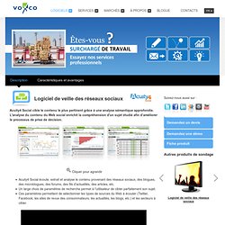 Logiciel de veille et d'analyse des réseaux sociaux - Voxco