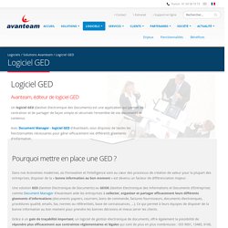Logiciel GED : Avanteam - Editeur de logiciels GED (gestion électronique des documents)