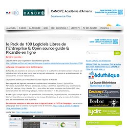 le Pack de 100 Logiciels Libres de l’Entreprise & Open source guide & Picardie en ligne