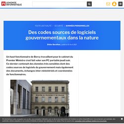 Des codes sources de logiciels gouvernementaux dans la nature