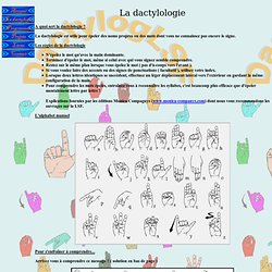 Logiciels permettant d'apprendre le langage des signes, par l'alphabet utilisé par les sourds